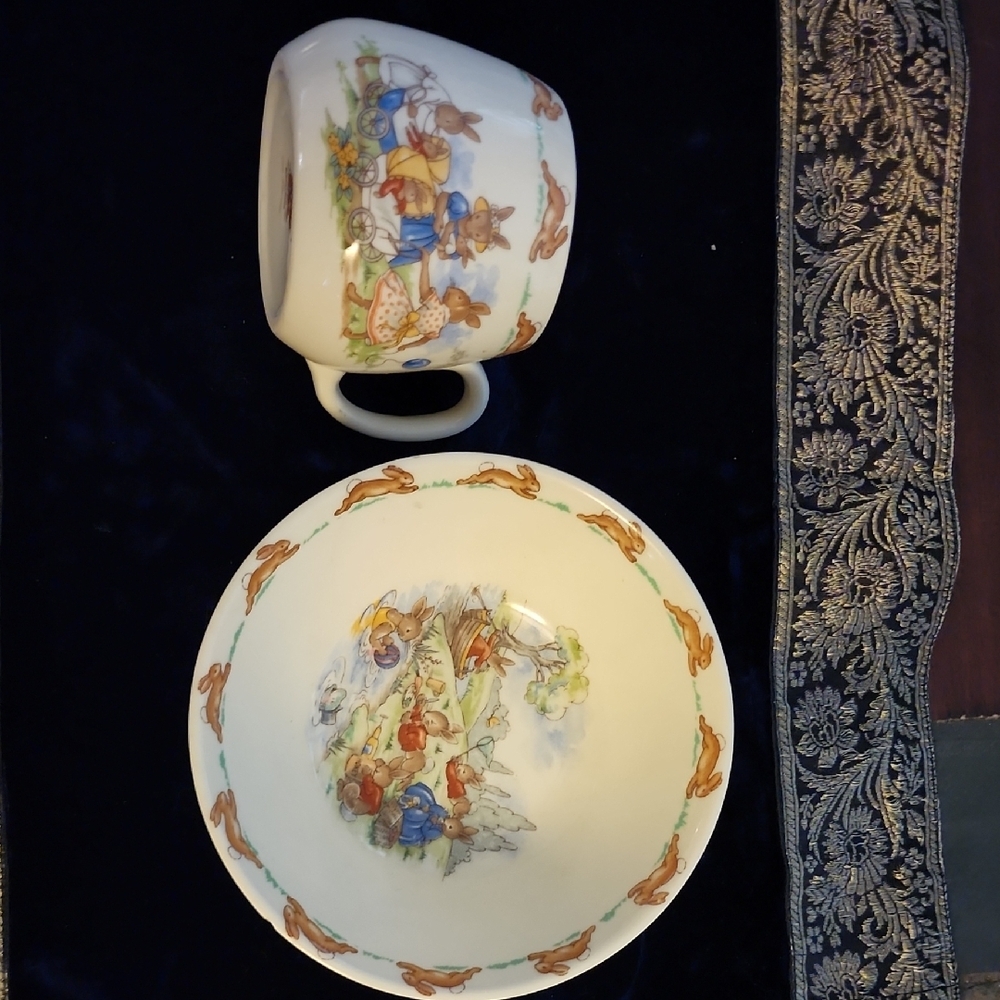 Children's Illustrated Mug and Bowl Set